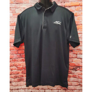 Atlantic Coast Conference Polo Shirt Men's XL Black HeatGear Under armour NCAA